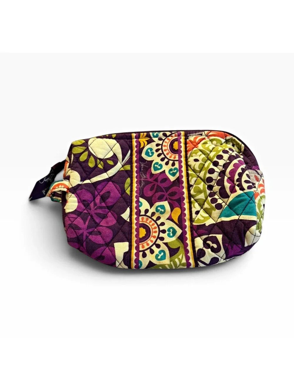 Vera Bradley Purple Punch Retired Pattern Cosmetic Makeup Bag